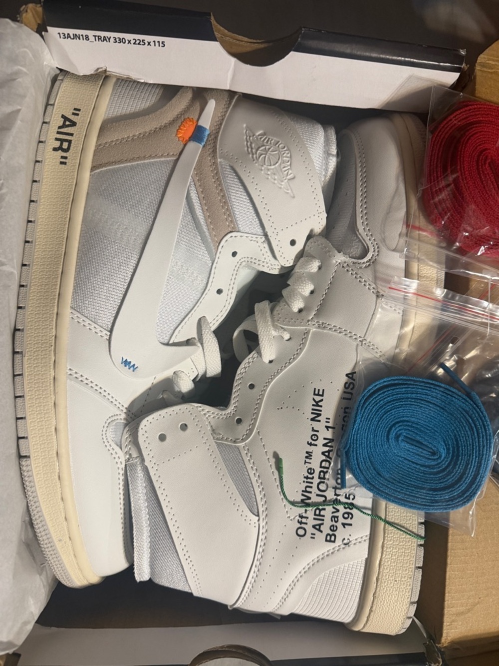 Jordan One Mid Off White